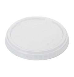 Couvercles plats en rPET Fiesta Recyclable pour pots Deli 225/340/455ml (lot de 300)