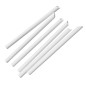 Pailles en papier pour bubble tea Fiesta Compostable blanches 12x210mm (lot de 150)