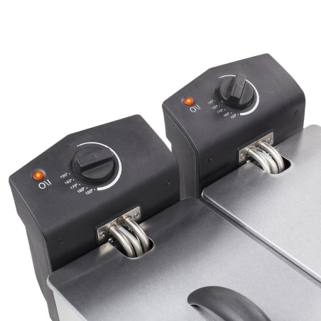 Friteuse double Tristar FR-6937 inox 2 x 3L