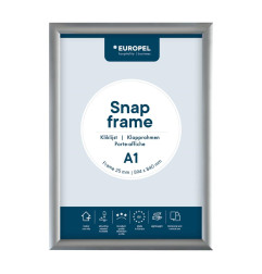 Cadre clipsable en aluminium Europel A1 25mm