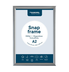 Cadre clipsable en aluminium Europel A2 25mm