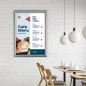 Cadre clipsable en aluminium Europel A1 25mm