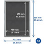 Cadre clipsable en aluminium Europel A2 25mm