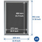 Cadre clipsable en aluminium Europel A3 25mm