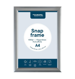 Cadre clipsable en aluminium Europel A4 25mm