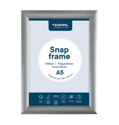 Cadre clipsable en aluminium Europel A5 25mm