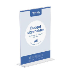 Présentoir de table Europel Budget T-standard A5 transparent