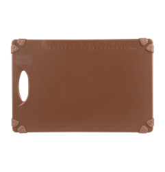 Planche à découper antidérapante professionnelle Hygiplas marron 458x306mm