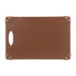 Planche à découper antidérapante professionnelle Hygiplas marron 458x306mm