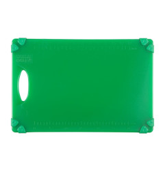 Planche à découper antidérapante professionnelle Hygiplas verte 458x306mm