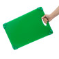Planche à découper antidérapante professionnelle Hygiplas verte 458x306mm