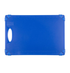Planche à découper antidérapante professionnelle Hygiplas bleue 458x306mm