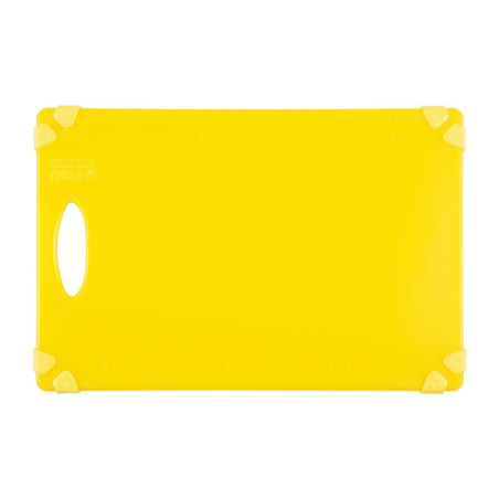 Planche à découper antidérapante professionnelle Hygiplas jaune 458x306mm