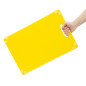Planche à découper antidérapante professionnelle Hygiplas jaune 458x306mm