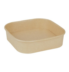 Barquettes carrées Fiesta Recyclable 750ml (lot de 300)