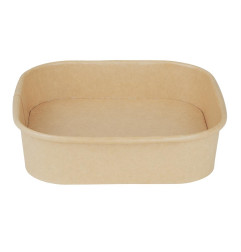 Barquettes carrées Fiesta Recyclable 750ml (lot de 300)