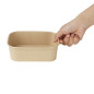 Barquettes carrées Fiesta Recyclable 1200ml (lot de 300)