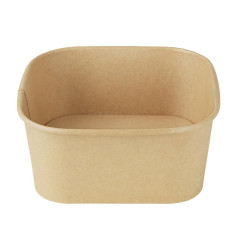 Barquettes carrées Fiesta Recyclable 1400ml (lot de 300)