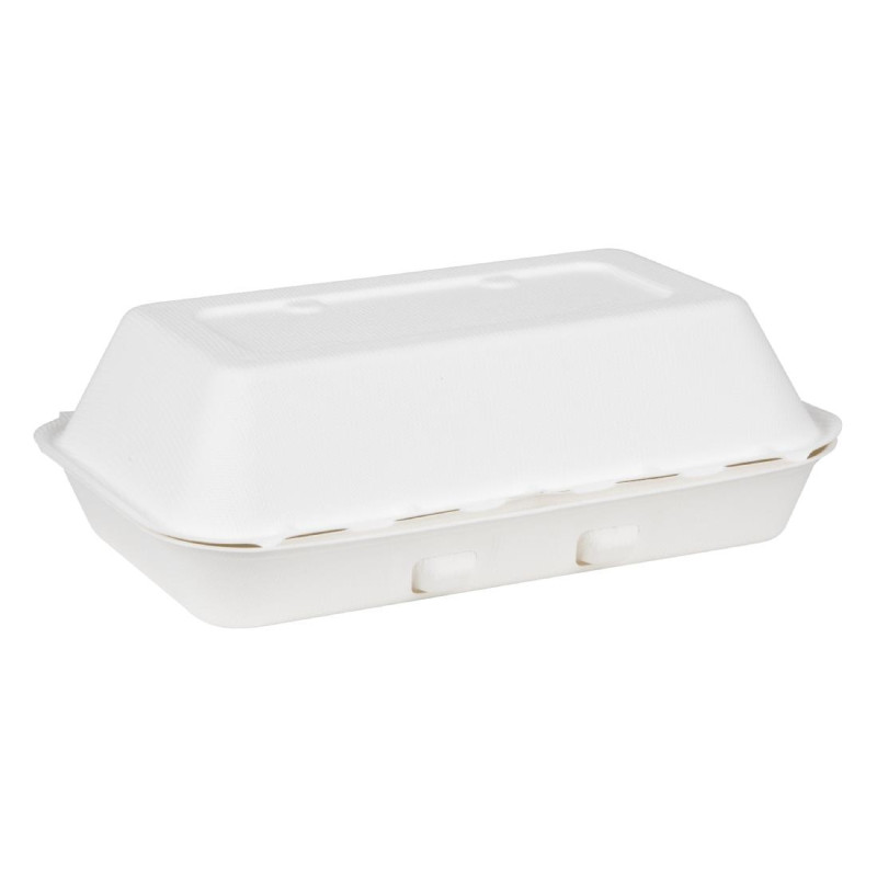 Barquettes alimentaires en bagasse Fiesta Compostable 400x335mm (lot de 200)