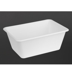 Barquettes alimentaires en bagasse Fiesta Compostable 1000ml (lot de 100)