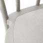 Chaises en résine style bois courbé Bolero Soho blanches (lot de 4)