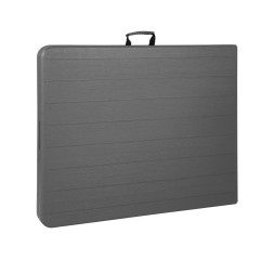 Table pliante rectangulaire effet rotin Bolero 1829mm