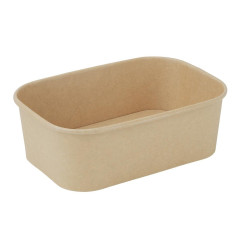 Barquettes alimentaires rectangulaires Fiesta Recyclable 750ml (lot de 300)