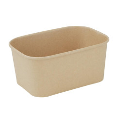 Barquettes alimentaires rectangulaires Fiesta Recyclable 1000ml (lot de 300)