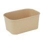 Barquettes alimentaires rectangulaires Fiesta Recyclable 1000ml (lot de 300)