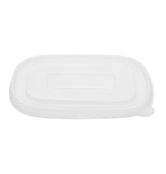 Couvercles en PP Fiesta Recyclable pour barquettes rectangulaires (Lot de 300)