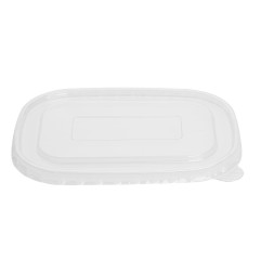 Couvercles en PET Fiesta Recyclable pour barquettes rectangulaires (Lot de 300)