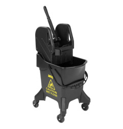 Seau essoreur haut 20 litres Jantex marquage jaune