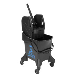 Seau essoreur haut 20 litres Jantex marquage bleu