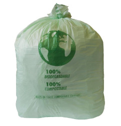 Sacs poubelle compostables Jantex 90L (lot de 20)