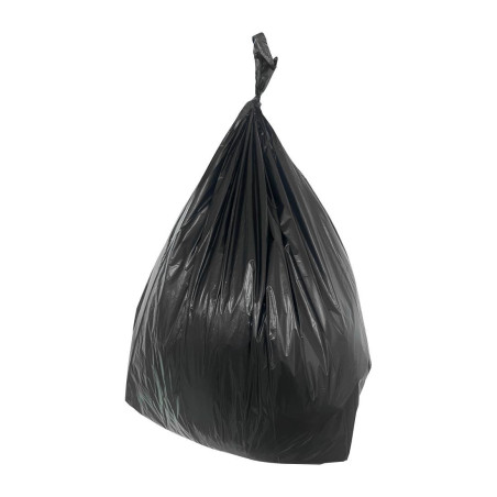 Sacs poubelle résistants Jantex noirs 70L (lot de 100)