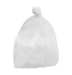 Sacs poubelle légers Jantex transparents 80L (lot de 200)