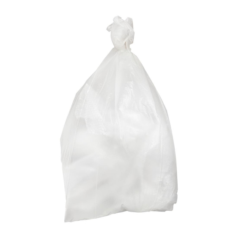 Sacs poubelle standard Jantex transparents 90L (lot de 200)