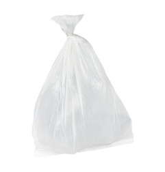 Sacs poubelle standard Jantex blancs 50L (lot de 200)