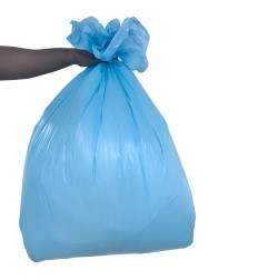 Sacs poubelle standard Jantex bleus 80L (lot de 200)