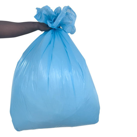 Sacs poubelle standard Jantex bleus 80L (lot de 200)