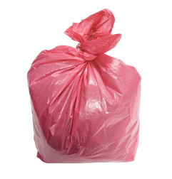 Sacs poubelle standard Jantex rouges 80L (lot de 200)