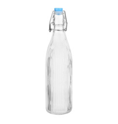 Bouteilles d'eau rainurées à bouchon mécanique Olympia 500ml (lot de 6)