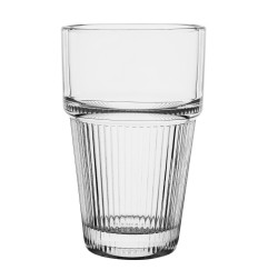 Gobelets empilables rainurés Olympia 300ml (lot de 6)