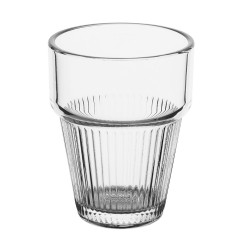 Gobelets empilables rainurés Olympia 150ml (lot de 6)