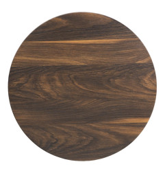 Table ronde Bolero Complete effet bois foncé 600mm