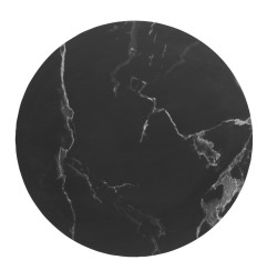 Table ronde Bolero Complete effet pierre noire 600mm