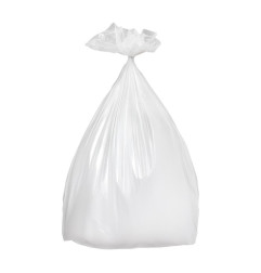 Sacs poubelle transparents Jantex pour usage standard 70L (lot de 200)