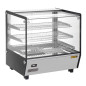Vitrine chauffante de comptoir carrée Buffalo 120L