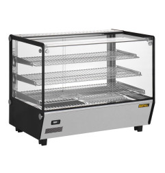 Vitrine chauffante de comptoir carrée Buffalo 160L