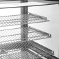 Vitrine chauffante de comptoir carrée Buffalo 160L